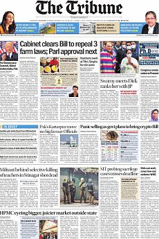 The Tribune Delhi - November 25th 2021