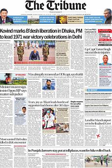 The Tribune Delhi - December 16th 2021