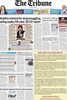 The Tribune Delhi - December 22nd 2021