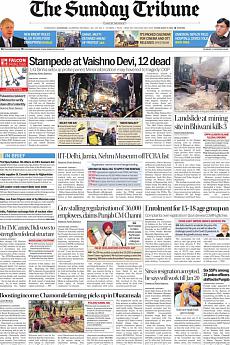 The Tribune Delhi - January 2nd 2022