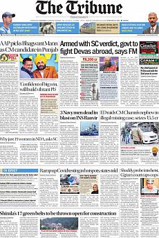 The Tribune Delhi - January 19th 2022