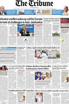 The Tribune Delhi - April 27th 2022